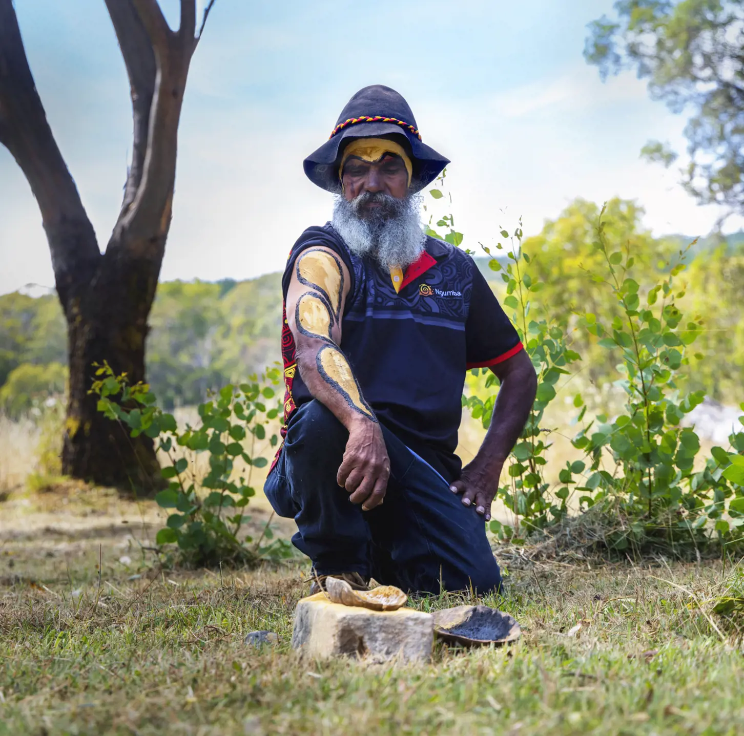 Indigenous man in Country
